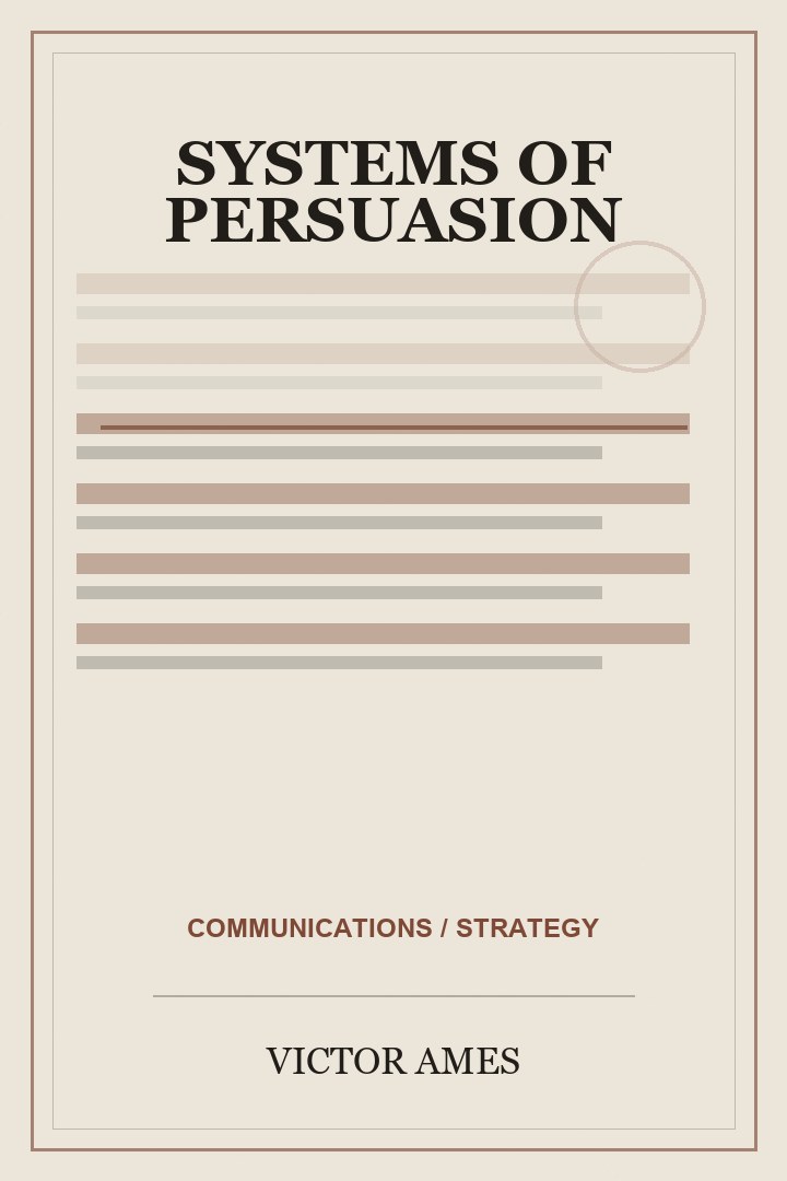 Book cover for Systems of Persuasion by Victor Ames