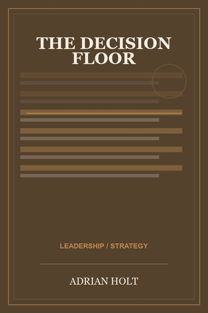 Book cover for The Decision Floor by Adrian Holt