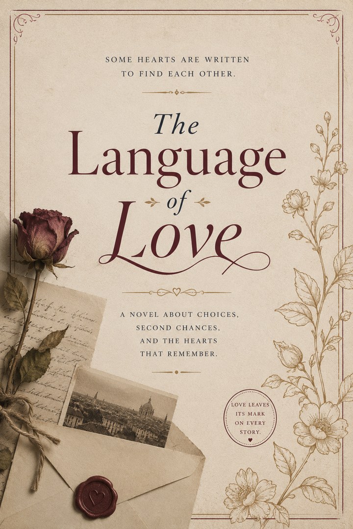 Book cover for The Language of Love by Amelie Rowan