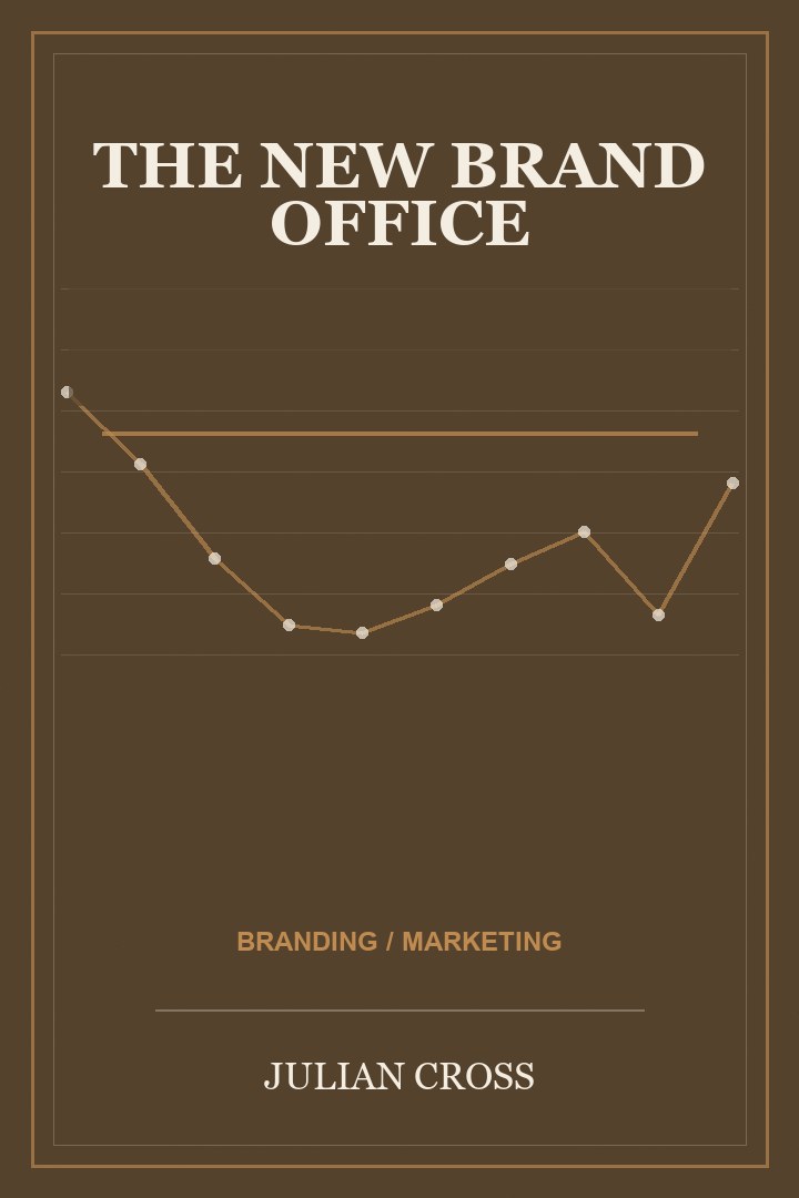 Book cover for The New Brand Office by Julian Cross