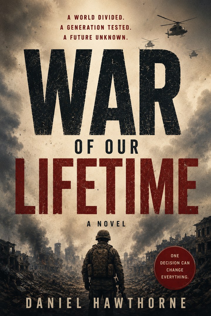 Book cover for War of Our Lifetime by Daniel Hawthorne
