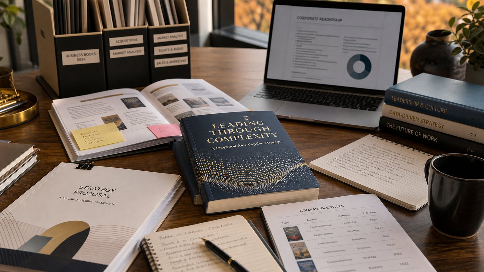 Editorial photograph for weissman goldberg opens september business and technology rights review with publishing business materials